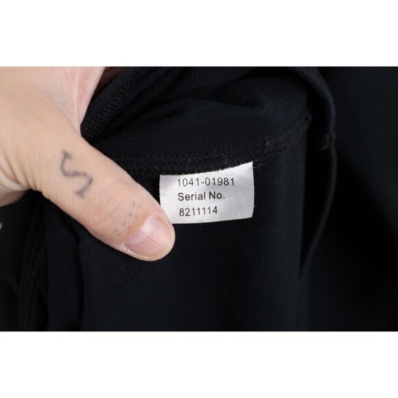 Mammut Mens Medium Spell Out Trekking Snow Half Zip Pullover Jacket Top Black - Picture 15 of 16